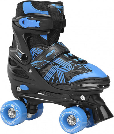 Roller Skating Quaddy 3.0 Boys Black Blue Size 34-37