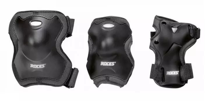 Set di protezione da skate Super Unisex Black Size M 6 pezzi