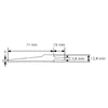 Lama per sega Rodcraft 32t lunghezza 77mm sig - 670846055