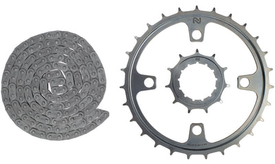 Enduo Cargo Drive Set Enduo Cargo Rohloff Gen4 Adatto per e-bike Silver