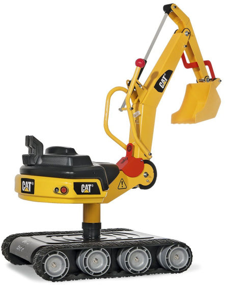 Excavador de juguetes rolly rollydigger xl gat 96 cm de acero amarillo