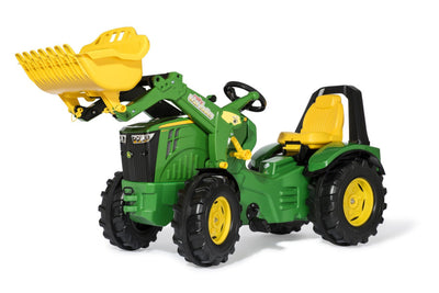 Rolly Toys Premium John Deere X-Trac 8400R con cargador frontal verde