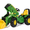 Rolly Toys Premium John Deere X-Trac 8400R con caricatore anteriore verde