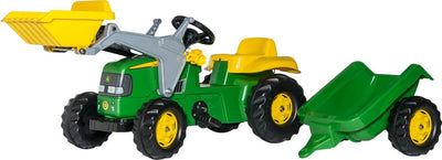 Rolly Toys Tractor Stair Rollykid John Deere Junior Green