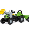 Rolly Toys Tractor con trailer Rollykid Deutz-Fahr 5115 G TB
