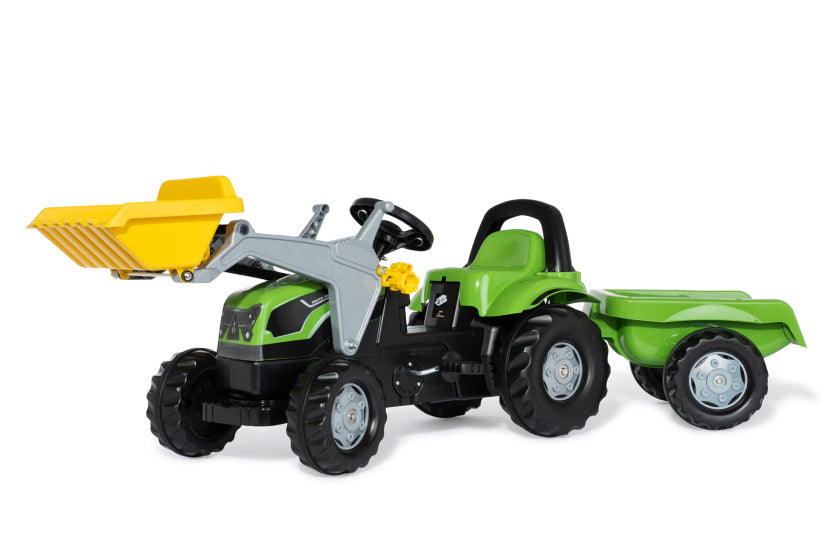 Rolly Toys Tractor con trailer Rollykid Deutz-Fahr 5115 G TB