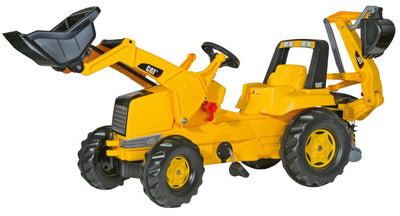 Rolly juguetes tractor de escalera rollyjunior gato amarillo