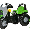 Rolly Toys Tractor de escalera con remolque Rollykid Deutz-Fahr 5115 G TB