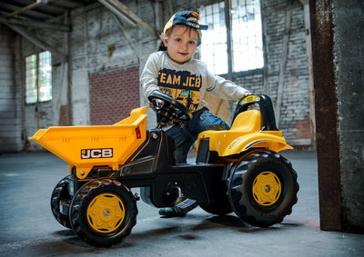 Rolly Toys Stair Tractor Rollykid Dumper JCB Junior Yellow