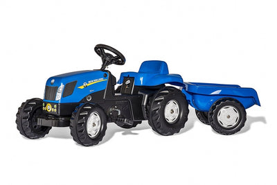 Rolly Toys Stair Tractor Rollykid Holland T7040 Junior Blue