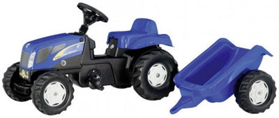 Rolly Toys Stair Tractor Rollykid Holland T7040 Junior Blue