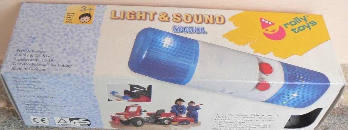 Rolly Toys Lights Lights Yellow con 3 diverse posizioni