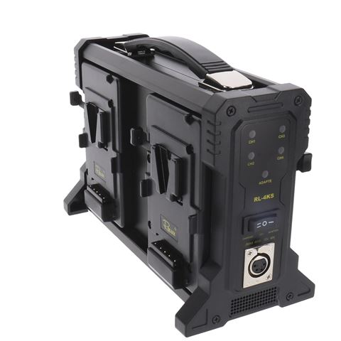 Caricatore della batteria Rolux RL-4ks per batteria a V 4 x