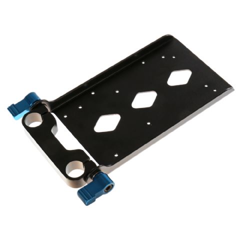 Adattatore a piastra per batteria Rolux RL-VF per sistemi da 15 mm