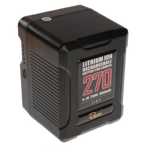 Rolux Smart V-Mount Battery YC-270S 270Wh 14.8V 18600Mah