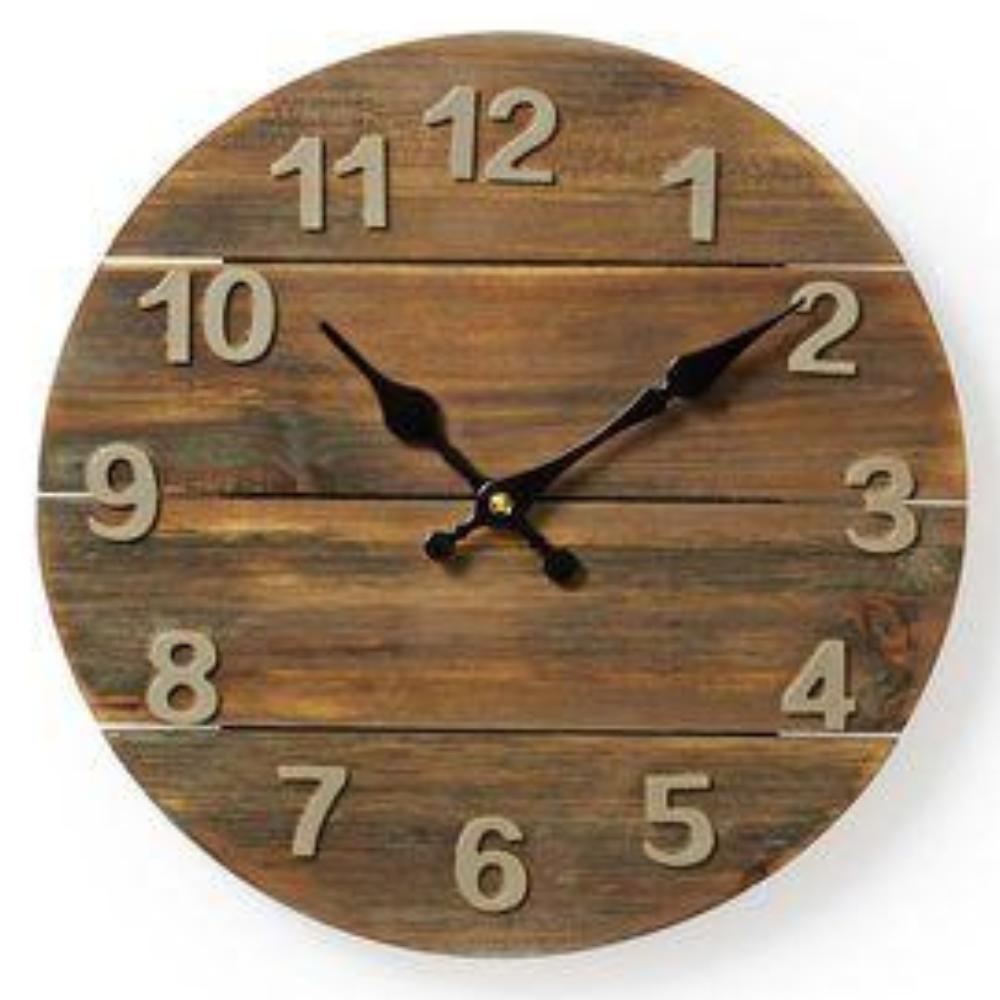 NEDIS CLWA002WD30 Diámetro de reloj de pared redondo 30 cm de madera
