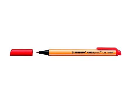Stabolo fineliner greenpoint rood