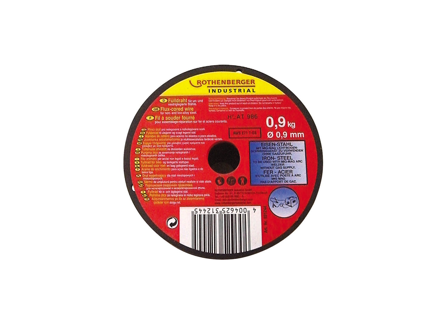 Rothenberger alambre de soldadura mig 0,6 mm 1 kg - rot031231 rot031231