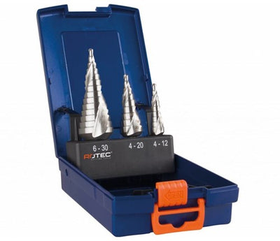 Rotec 3 uds. brocas escalonadas de casete con escalones ascendentes de 2,0 mm - 9003030 - 900.3030