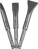 Rotec Juego de cinceles SDS+3 piezas 140 largo, punta, plano 20 mm, pala 30 mm - 2150100
