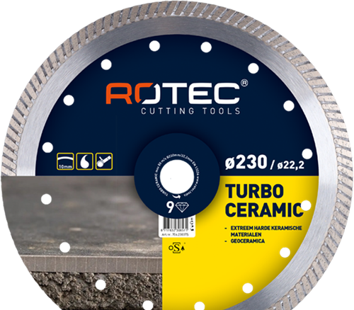 Rotec 704.2303ts turbo ceramic', ø230x22,2mm - 704.2303ts