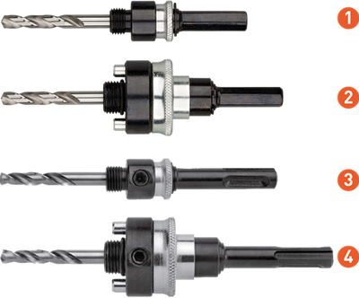 Adattatore Rotec 9,5 mm | per seghe a tazza 32-210mm - 527.3037