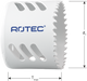 Sierra perforadora Rotec bim-co8 | dientes normales | tmáx=48 | ø114 - 533.0114