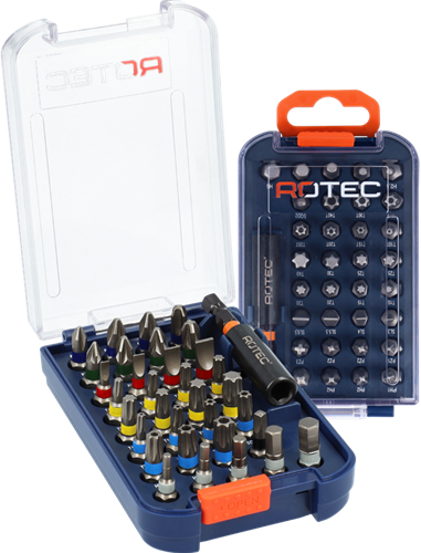 Rotec bitset | 34-delig | opti-line | ph-pz-t-sl-h-tt-sqd + bithouder - 827.9205