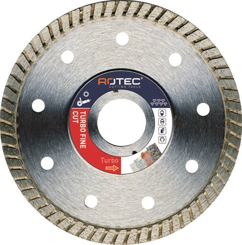 Sierra de diamante Rotec turbo corte fino 180 22.23 - 7041803
