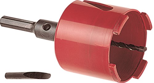 Trapano a scatola eco Rotec ø68 mm + adattatore a 6 facce e punta da centro - 7640068 - 764.0068