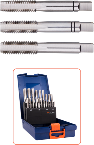 Set di maschi a mano Rotec '300' | 21 pezzi. | m3-m12 ass - 900.2000