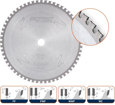 Rotec hm dry-cutter zaagblad bouwstaal, ø300x2,2x30mm z=80 wwf - 5560125 - 556.0125