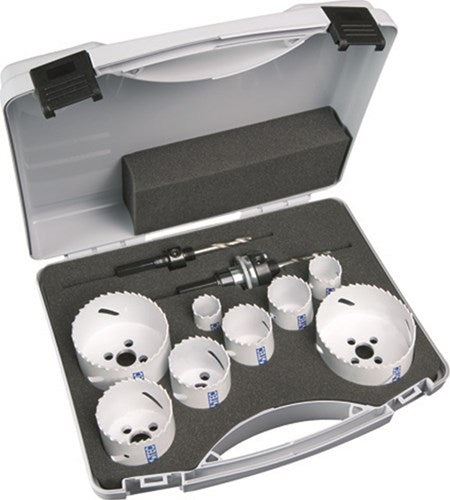 Set seghe a tazza Rotec per elettricista Quick Lock bim-co 10 pezzi