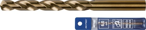 Rotec hss-co5 spiraalboor din 338 cobalt splitpoint 5,2 mm (etui) - 111.0520e
