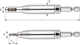 Rotec hss scharnierboor | 1 4 -bitopn. e6.3 | ø2,0 (schroef ø3-3,5) - 268.0001