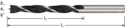 Punta meccanica per legno Rotec 3.0x33 61 mm - 10 pezzo(i) - 2350301