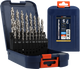 Juego de brocas helicoidales Rotec | 104 - paso-x | mar 338 | 19 piezas | ø1-10 abs - 900.0070