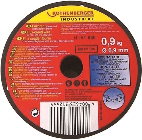 Filo per saldatura mig Rothenberger 0,6mm 1kg - rot031231 rot031231