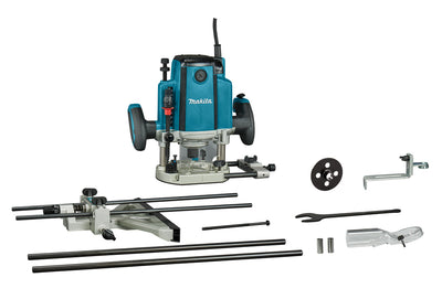 Makita rp1802fx04| router 230 v 1850 watt | nella scatola | con set di accessori - rp1802fx04