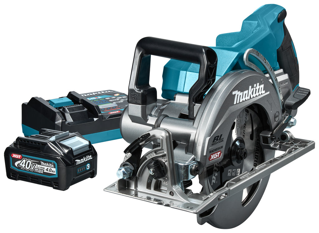 Makita rs001gm101 | sierra circular a batería | 185 mm | 40v máximo | 4.0ah | iones de litio - rs001gm101