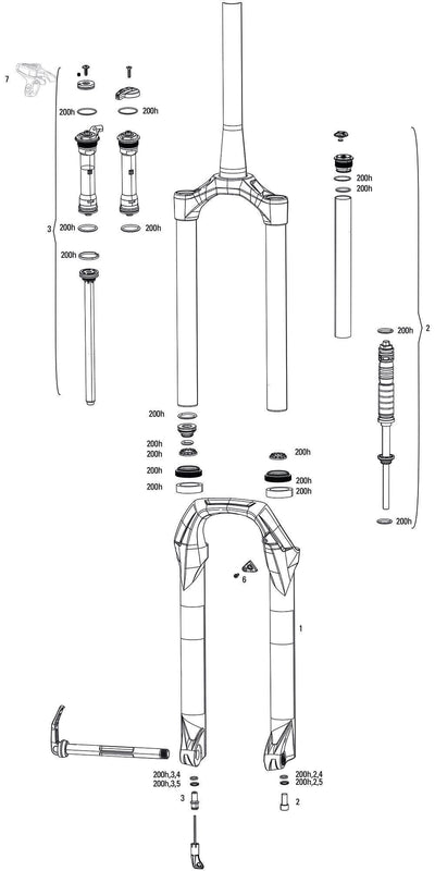 RockShox Susp.F.Fork RS Judy Gold RL 100mm Oneloc Black