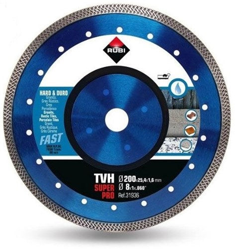Rubi diamantzaagblad turbo viper tvh 200 x 25,4 mm - diamantschijf