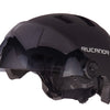 Rucanor Urban Sprint Scooting Bicycle Celmet Visor NTA8776 Black Size 55-58 cm (M)