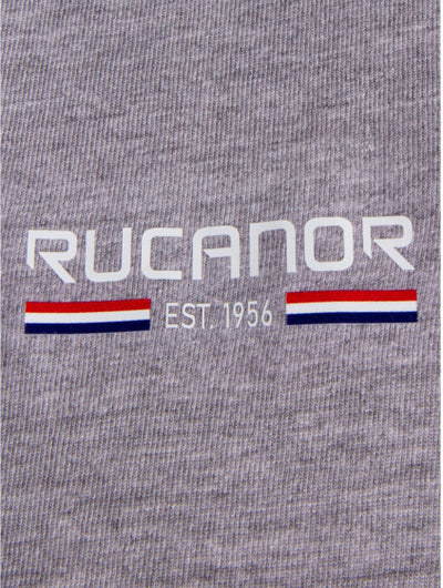Rucanor Raffi basic shirt ronde hals heren grijs maat L