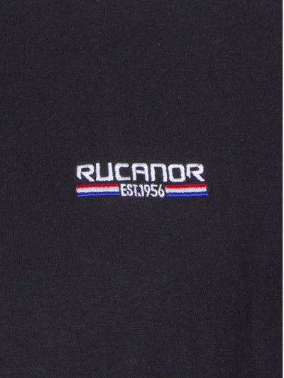 Rucanor Raffi basic shirt ronde hals heren zwart maat S