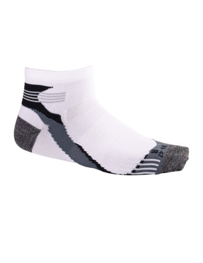 Rucanor che corre calzini corti a 2 pacchetti di grigio bianco 35-38