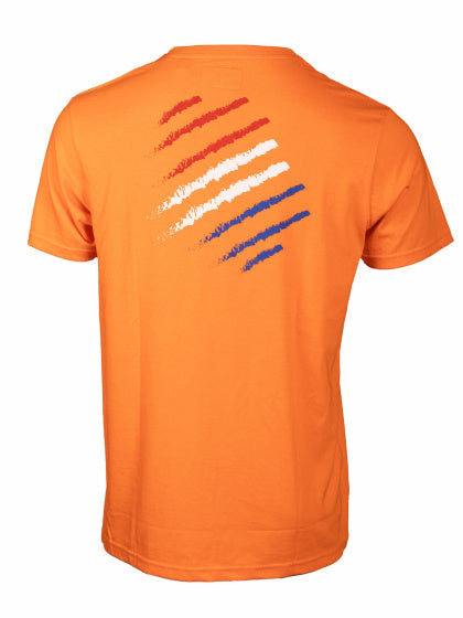 Camisa de fútbol rucanor hombres de manga corta tamaño naranja 3xl