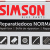 reparatiedoos Normaal 8 x 6 cm aluminium rood 10-delig