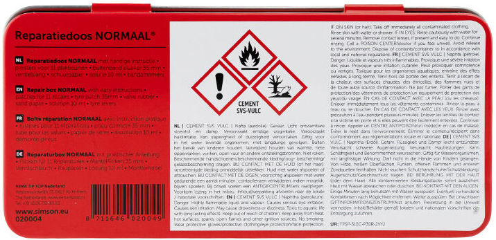 Cadera de reparación normalmente 8 x 6 cm de aluminio rojo 10 piezas