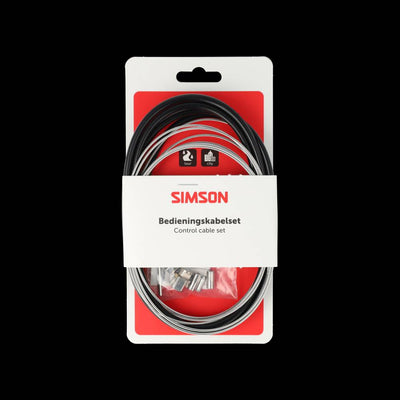 Set cavi freno Simson completo di spessori in acciaio inox. rullo nexusbr. nero